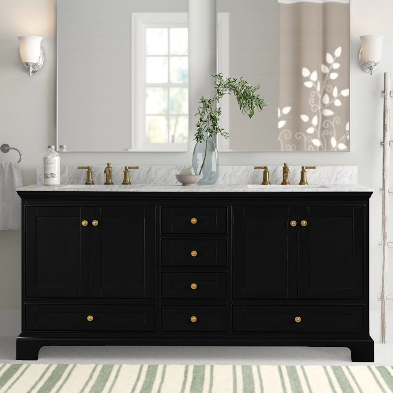 Ellinger 72" Double Bathroom Vanity Set & Reviews Birch Lane
